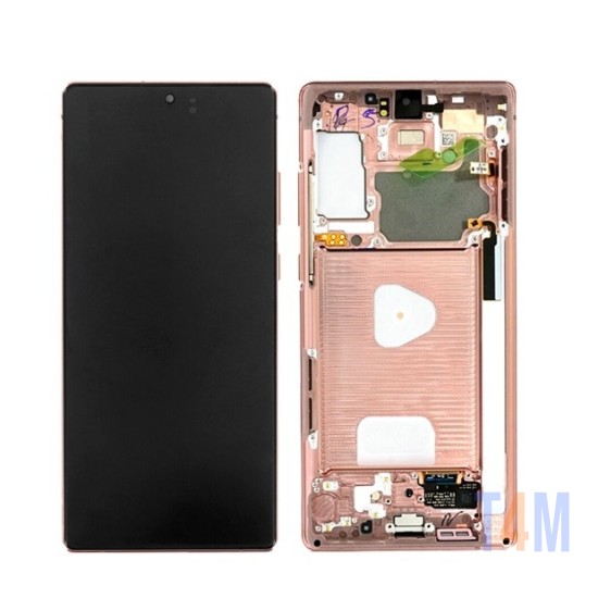 TOUCH+DISPLAY+FRAME SAMSUNG GALAXY NOTE 20/N980F-N981F BRONZE (SERVICE PACK GH82-23495B/23733B)